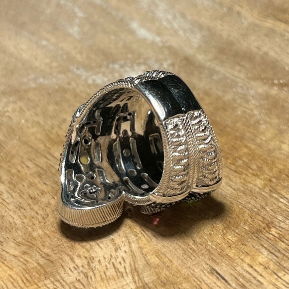 Judith Ripka Sterling Black Spinel & Multi-Gemstone Ring - Picture 10 of 16